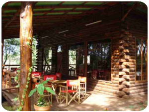 Buffet, zona Wi-Fi Cabañas El Sueño