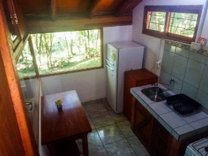 Cabañas El Sueño, Cocina